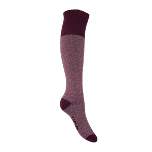 Ladies Wellie Socks Purple UK4-7 1-Pack