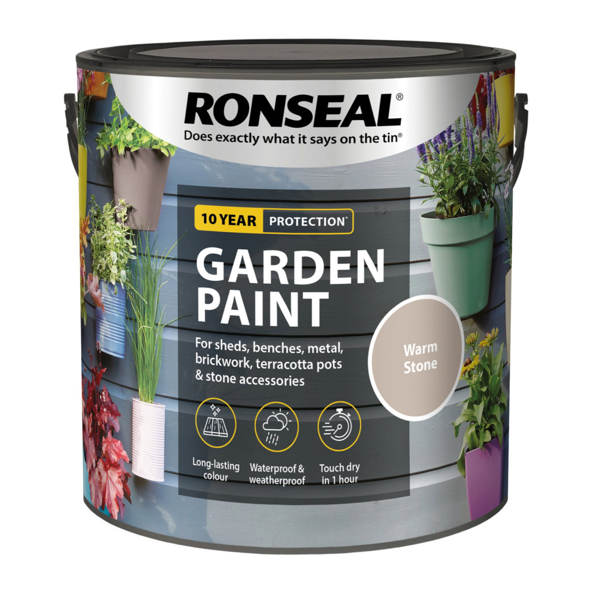 Ronseal Garden Paint Warm Stone 2.5L