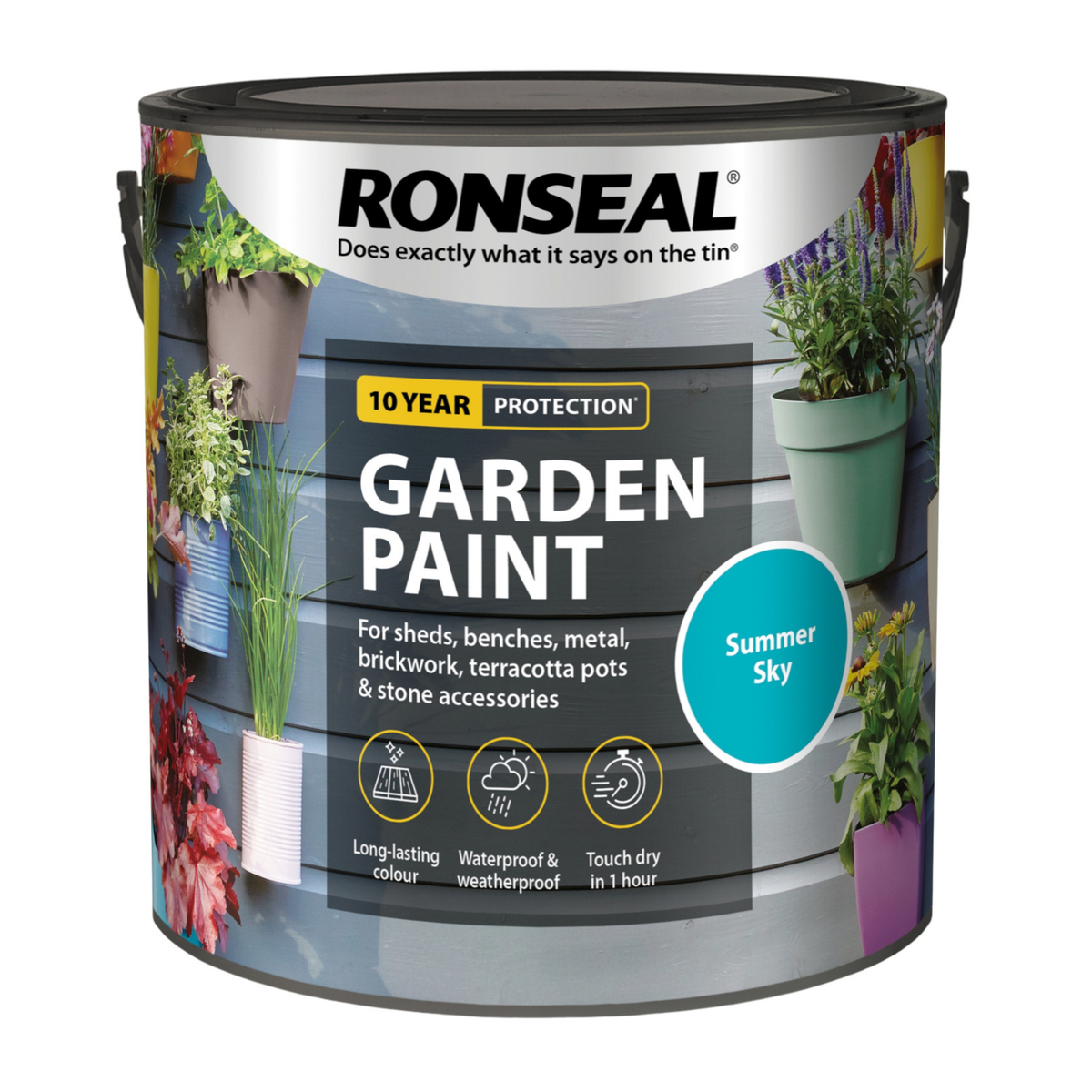 Ronseal Garden Paint Summer Sky 2.5L