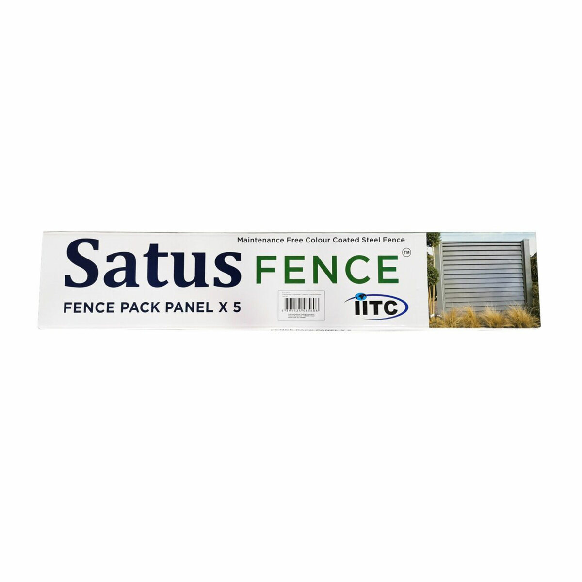 Satus Fence Standard Bullet Nose Fence Panel Pack 1800mm Goosewing Grey