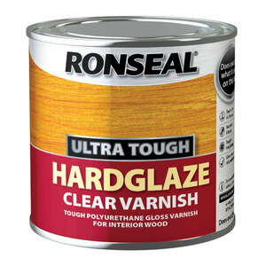 Ronseal Ultra Tough Hardglaze Clear Varnish 250ml