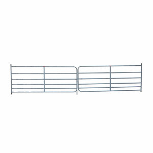 Fox Brothers Medium Galvanised Double Field Gate 29ft