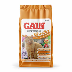 GAIN MeatyCat Cat Food 9kg