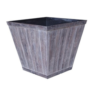 Barn Wood Planter Grey D37H33