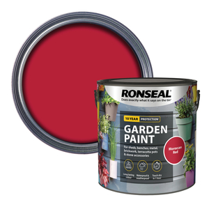 Ronseal Garden Paint Moroccan Red 750ml