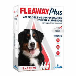 Fleaway Plus XL Dog 3's (P) 402mg