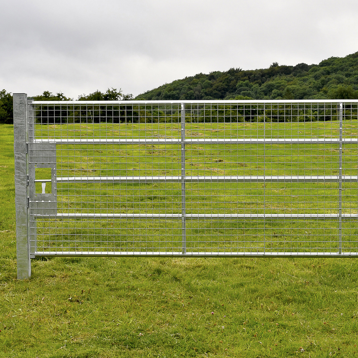 Gibney HG1 Galvanised Very Heavy Mesh Gate 8ft