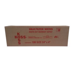 Koss Milk Filter Socks 24in x 4in