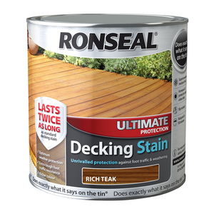 Ronseal Ultimate Protection Decking Stain Rich Teak 2.5L