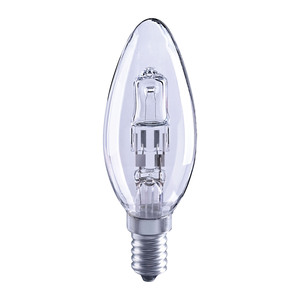 Solus 40W = 30W SES Clear Candle Halogen Energy Saver Bulb