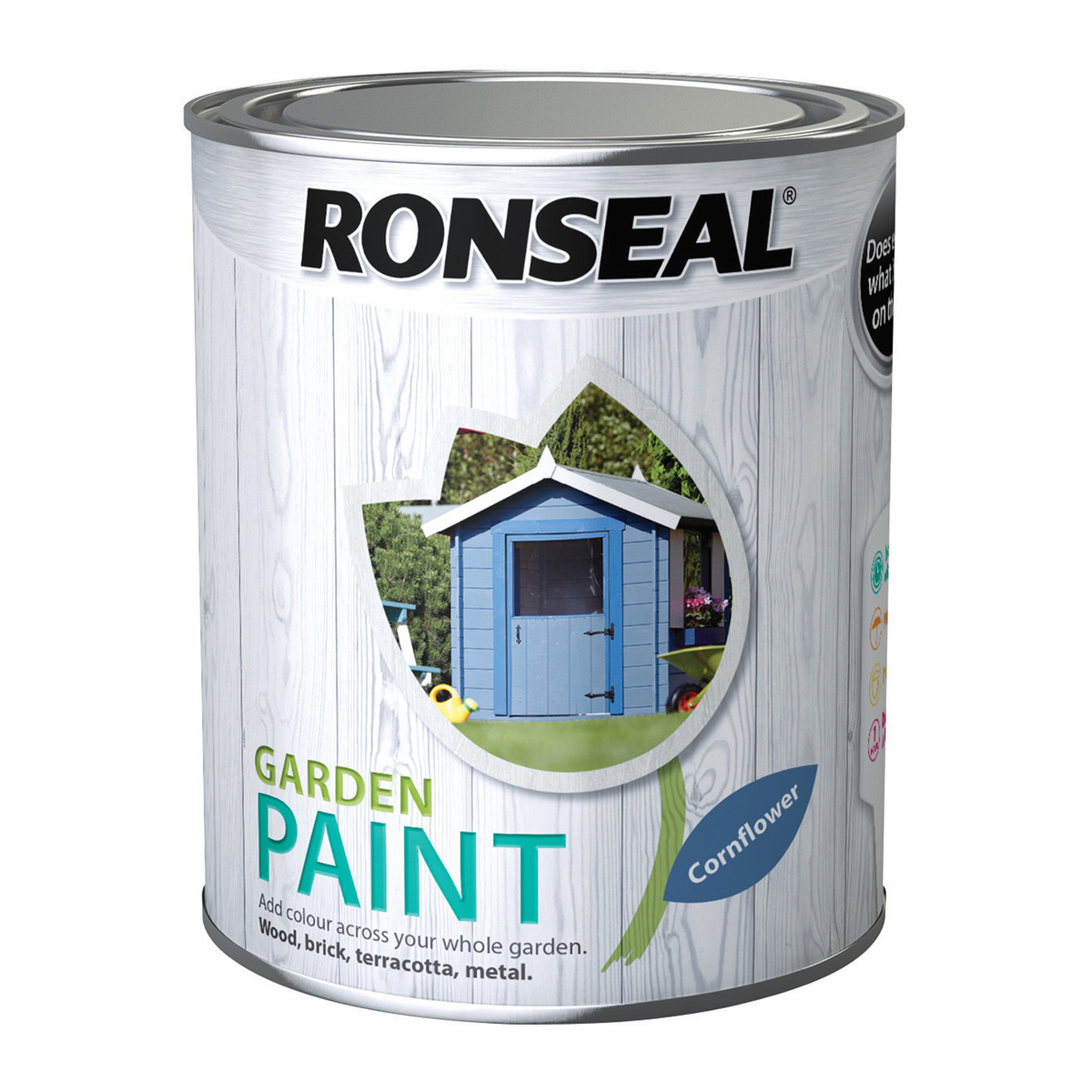 Ronseal Garden Paint Cornflower 750ml