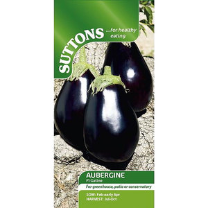 Suttons Seed Aubergine Galine