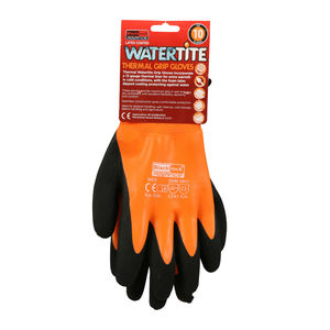 Watertite Thermal G Gloves Org/Blk 09/L