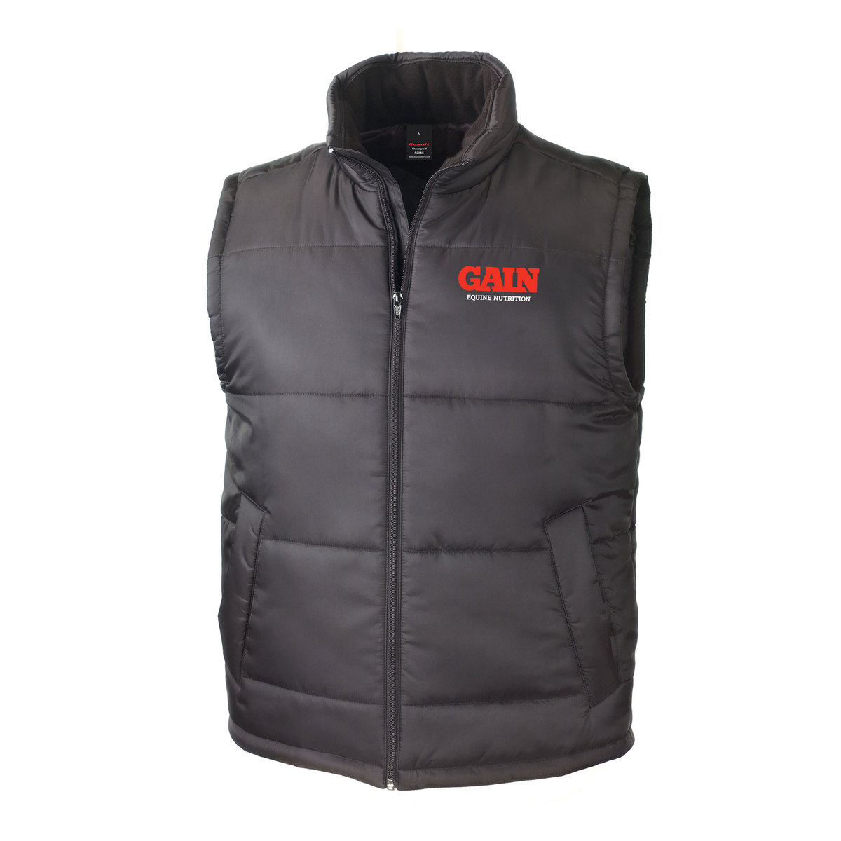 GAIN Equine Nutrition Result Black Bodywarmer S