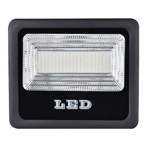 100W Black Slim LED Exterior Floodlight