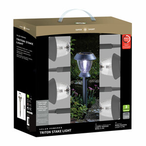 Solar Triton 365 Stakelight 4 Pack 10lm