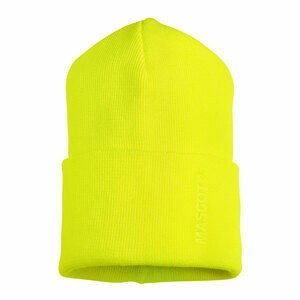 Mascot Knitted Hi-Vis Hat Yellow