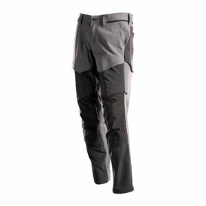 Mascot Trousers Kneepad Pockets Stone Grey/Black L32 W30.5
